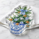 Blue Christmas Acrylic Napkin Weight - Maven Home - Gaines Jewelers