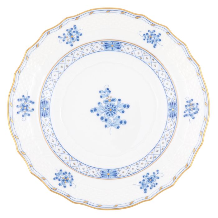 Blue Garden Salad Plate - Herend - Gaines Jewelers