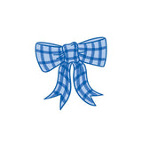 Blue Gingham Bow Mini Attachment - Coton Colors - Gaines Jewelers