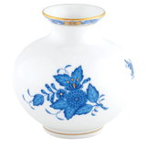 Blue Round Vase - Herend - Gaines Jewelers