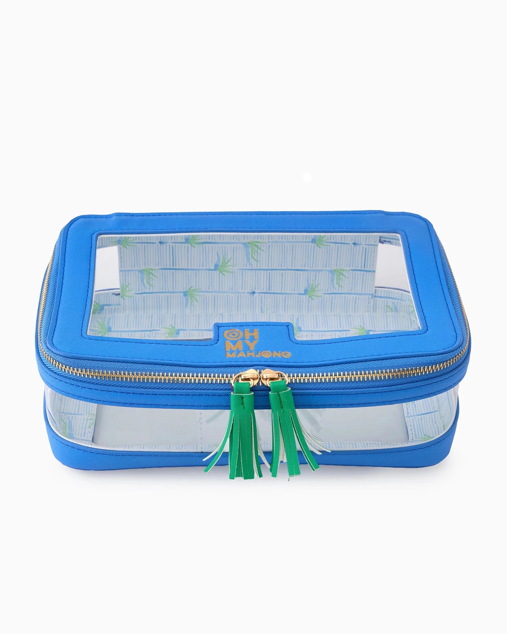 Blue Tile Storage Bag - Oh my Mahjong - Gaines Jewelers