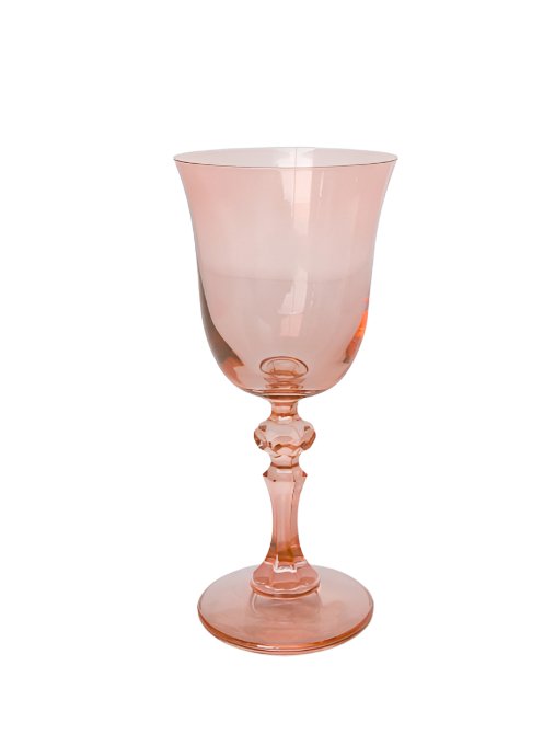 Blush Regal Goblet Estelle Colored Glass - Gaines Jewelers