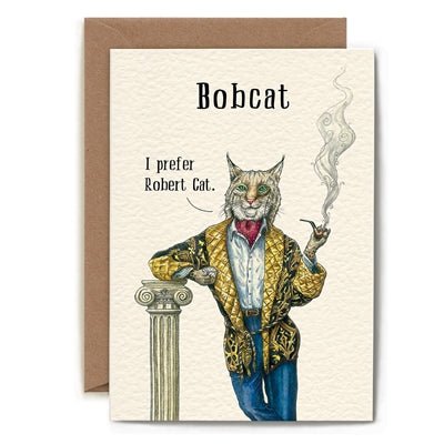 Bobcat Card - 5" x 7" - Hester & Cook - Gaines Jewelers