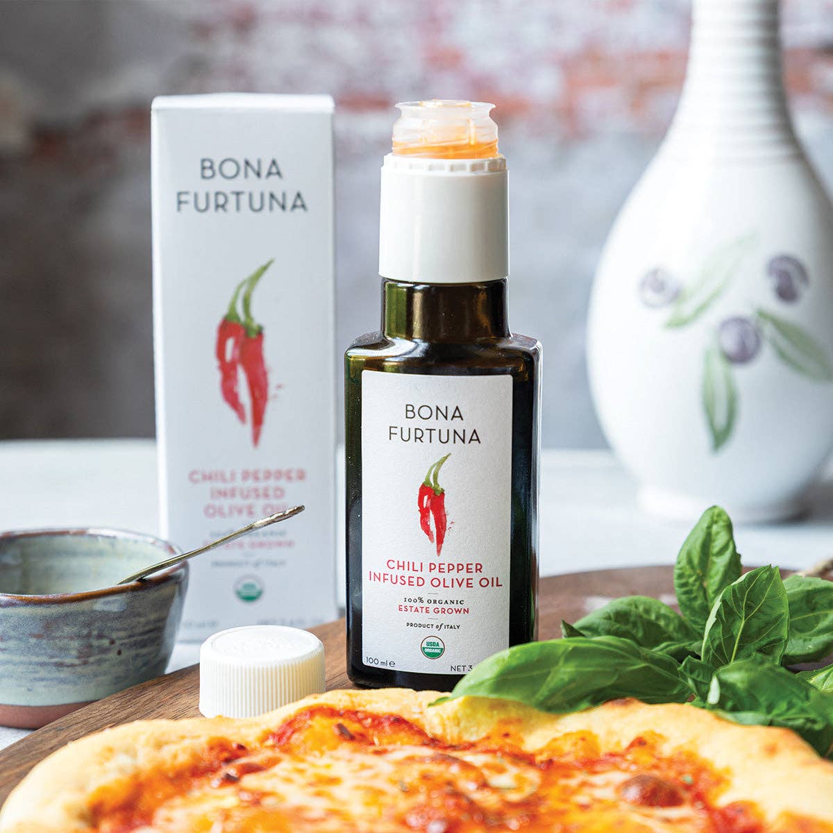 Bona Furtuna - Chili Pepper Infused Olive Oil - Gaines Jewelers