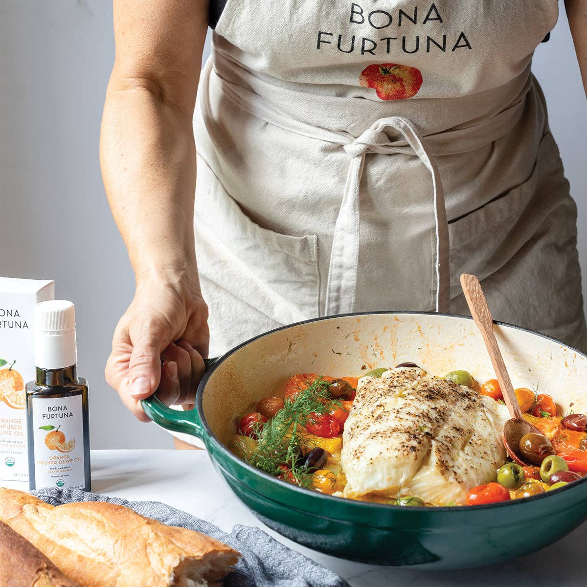 Bona Furtuna - Orange Infused Olive Oil - Gaines Jewelers
