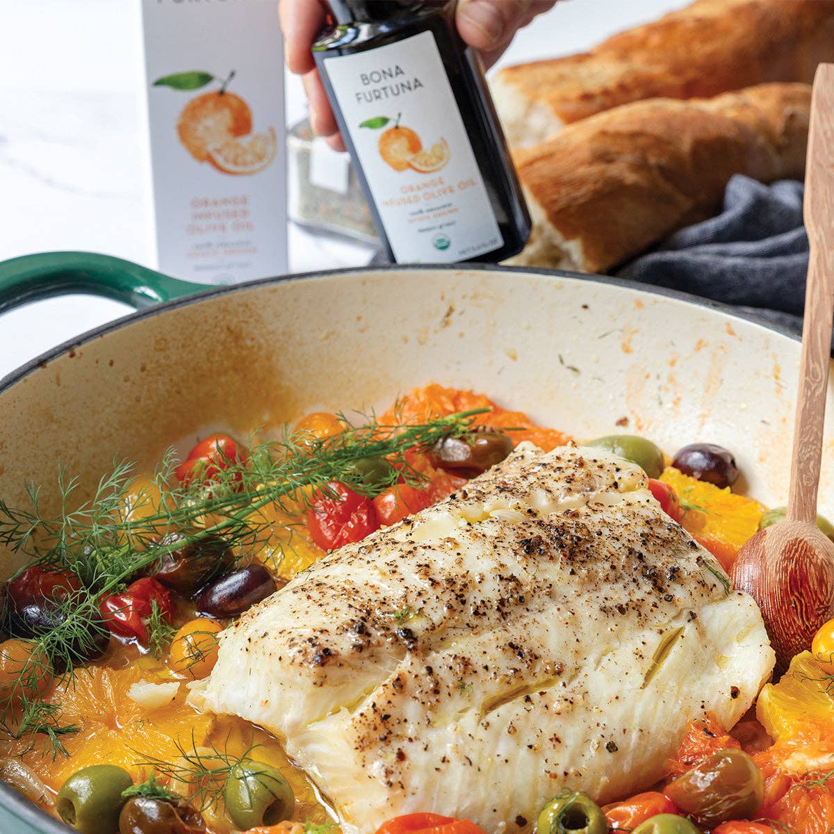 Bona Furtuna - Orange Infused Olive Oil - Gaines Jewelers