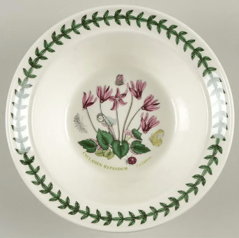 * Botanic Garden All Purpose Bowl - Cyclamen - Portmeirion - Gaines Jewelers