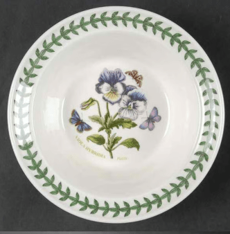 * Botanic Garden All Purpose Bowl - Pansy - Portmeirion - Gaines Jewelers
