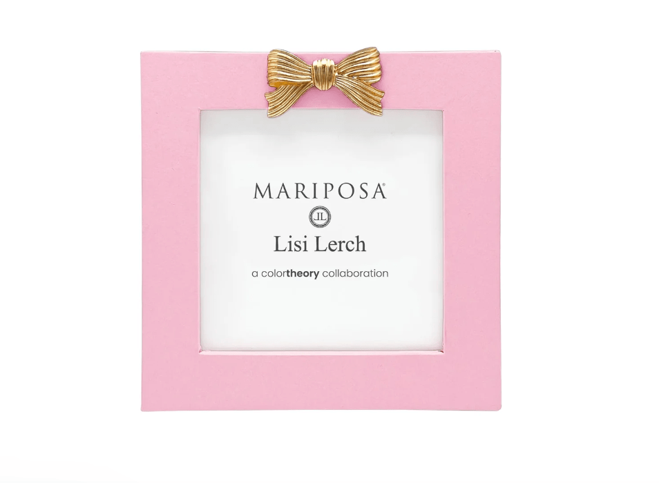 Bow Pink 4x4 Frame - Mariposa - Gaines Jewelers