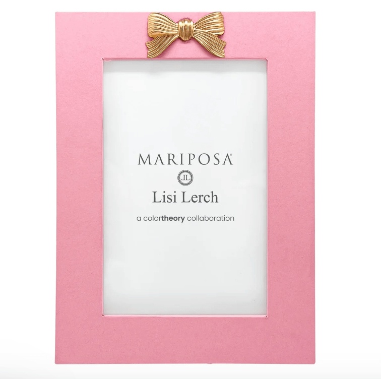 Bow Pink 4x6 Frame - Mariposa - Gaines Jewelers
