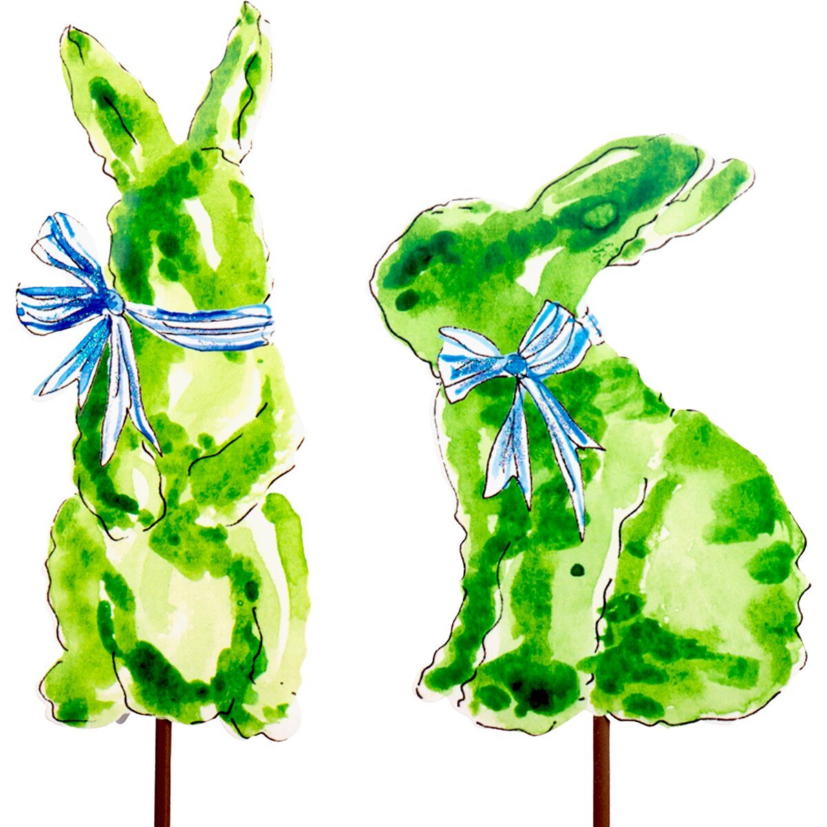 Boxwood Bunnies - The Round Top - Gaines Jewelers