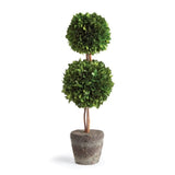 Boxwood Double Sphere Topiary Drop - in 20" - Napa Home & Garden - Gaines Jewelers