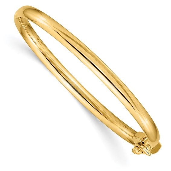 Bracelet Baby Bangle 14kt Yellow Gold 3.5mm - Gaines Jewelers