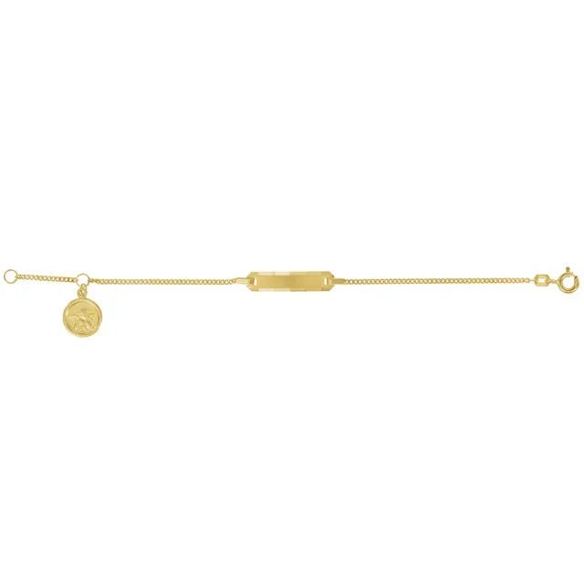 Bracelet - ID bracelet for an infant 14kt yellow gold - Gaines Jewelers