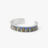 Brianna Silver Thin Cuff - Brackish - Gaines Jewelers