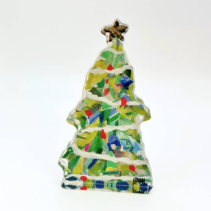 Bright Green Adorned Tree Bitty - Lauren Dunn - Gaines Jewelers