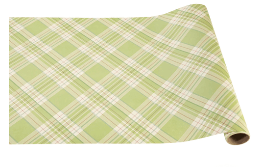 Bright Green Plaid Runner - Hester & Cook - Gaines Jewelers