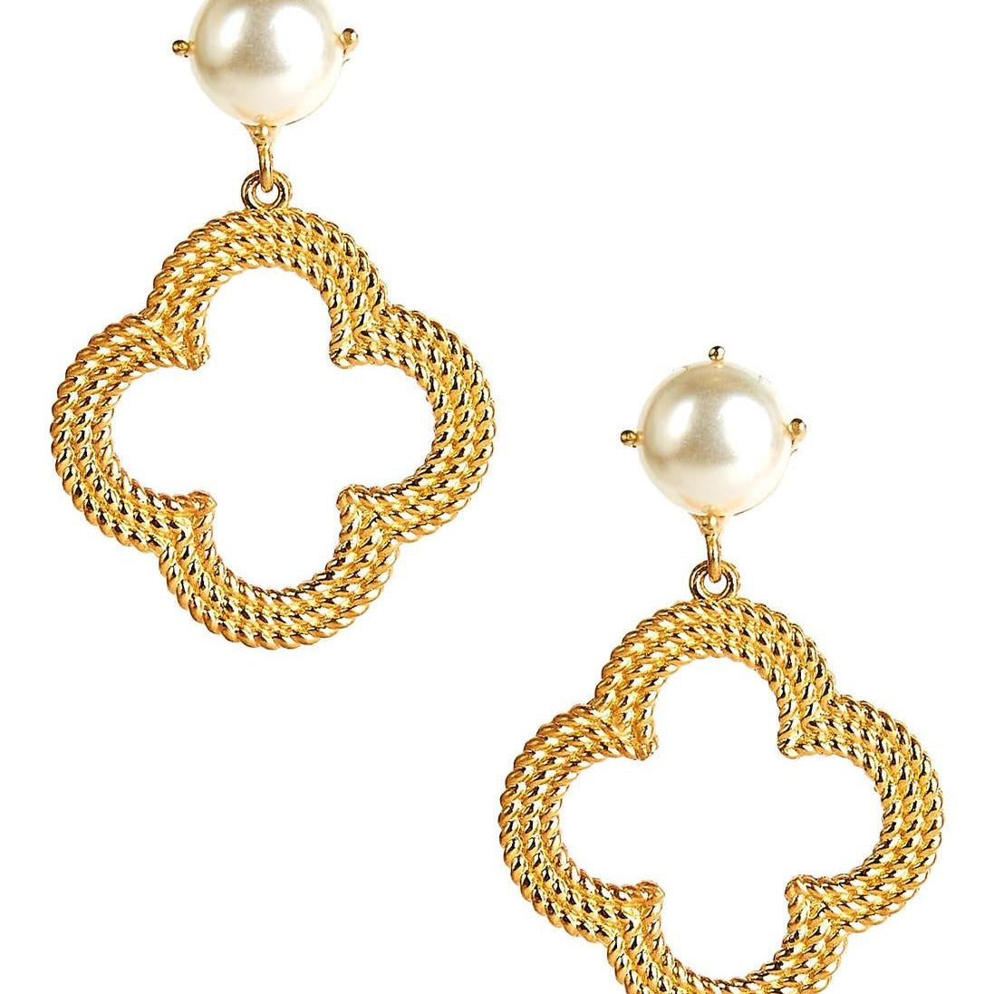 Bryn Gold & Pearl Top Earring - Lisi Lerch - Gaines Jewelers