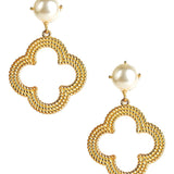 Bryn Gold & Pearl Top Earring - Lisi Lerch - Gaines Jewelers