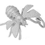 Bumble Bee Charm Sterling Sliver - Rembrandt Charms - Gaines Jewelers