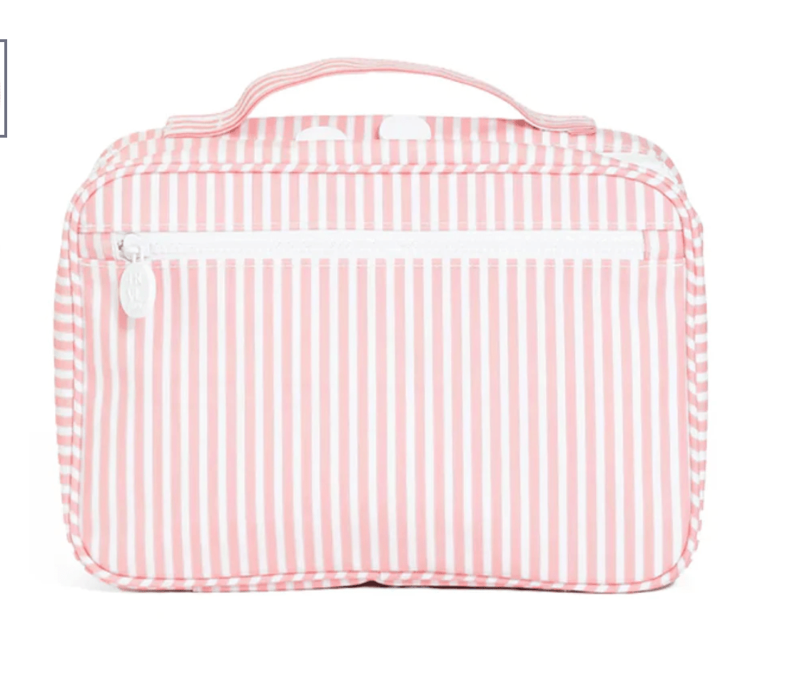 Bundle up2 Hanging Toiletry Bag - Pimlico Stripe Dusty Rose - TRVL Design - Gaines Jewelers