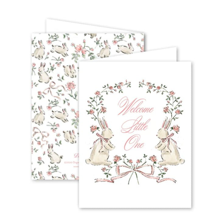 Bunnies Baby Card - Dogwood Hill - Gaines Jewelers