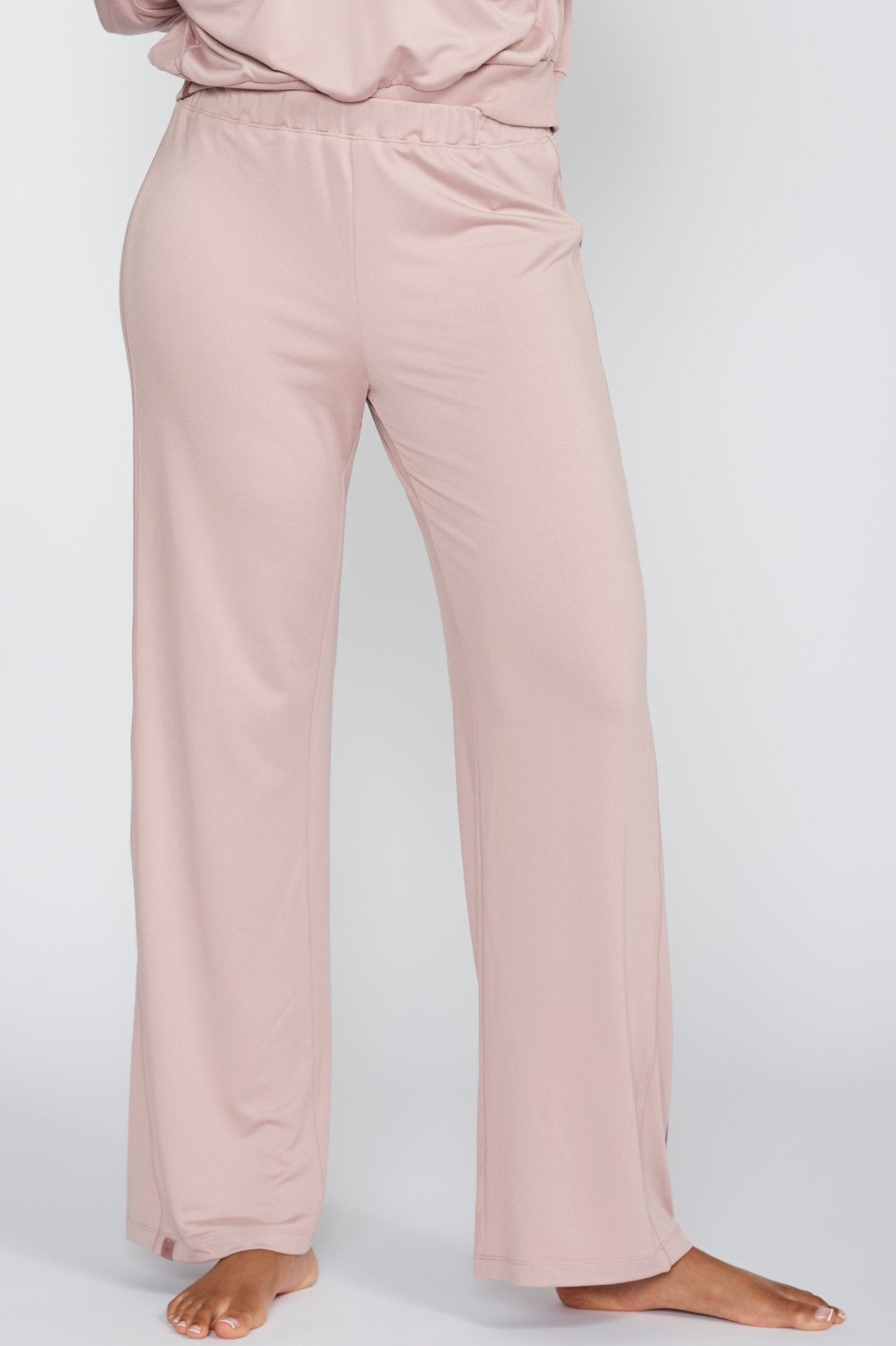 Butterchic Pant With Piping - XSmall - Teaberry - Barefoot Dreams - Gaines Jewelers
