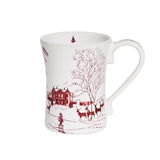 Country Estate Winter Frolic Mug - Ruby - Juliska