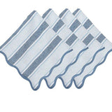 Cabana Stripe Napkin Set of 4 - Ocean - Juliska - Gaines Jewelers