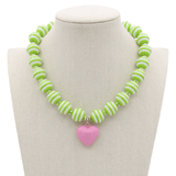 Cabana Stripe Necklace - Orange - Traci's Beads - Gaines Jewelers