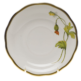 * California Poppy Tea Saucer - Herend - Gaines Jewelers
