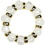 Callie Acrylic White Shell Bracelet - Lisi Lerch - Gaines Jewelers