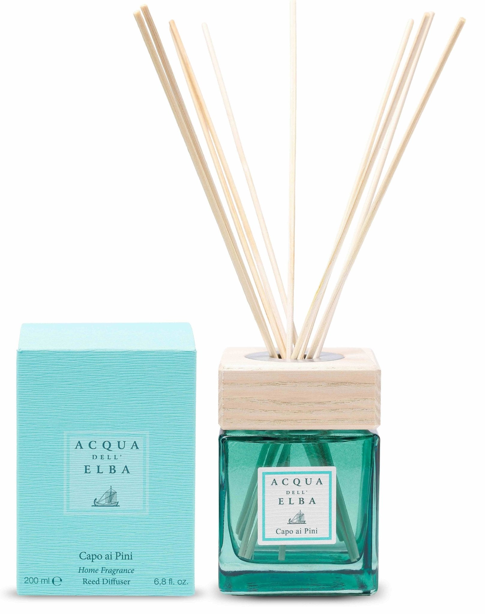 Capo Ai Pini - Home Fragrance Reed Diffuser 6.8 fl oz - Acqua dell'Elba - Gaines Jewelers