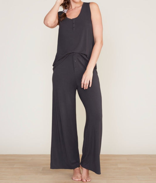 *Carbon Luxe Milk Jersey® Women's Henley PJ Set - Barefoot Dreams - Gaines Jewelers