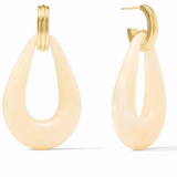 Carnaby Doorknocker Earring - Ivory - Julie Vos - Gaines Jewelers