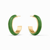 Carnaby Hoop - Palmetto Green - M - Julie Vos - Gaines Jewelers