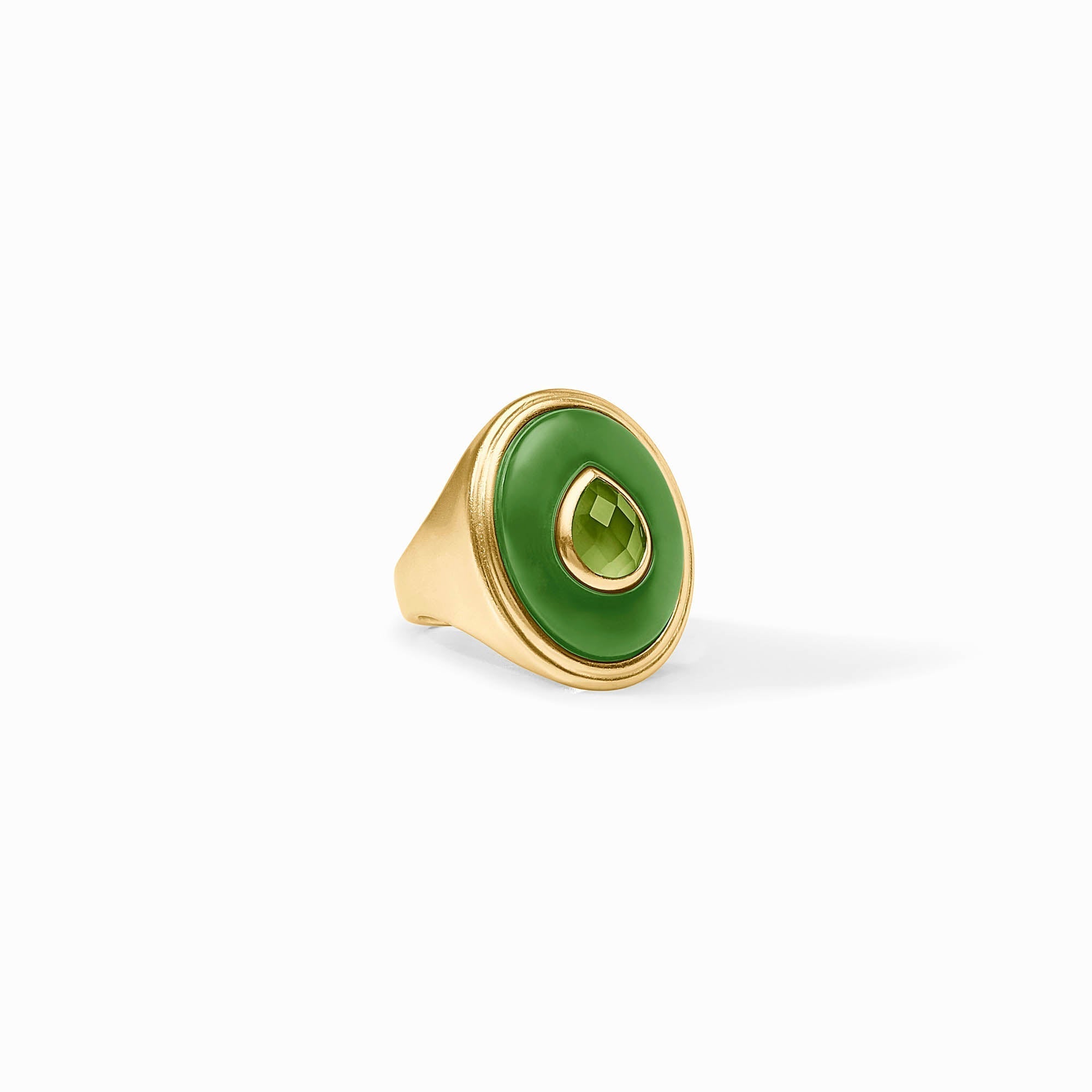 Carnaby Statement Ring - Palmetto Green - 7 - Julie Vos - Gaines Jewelers