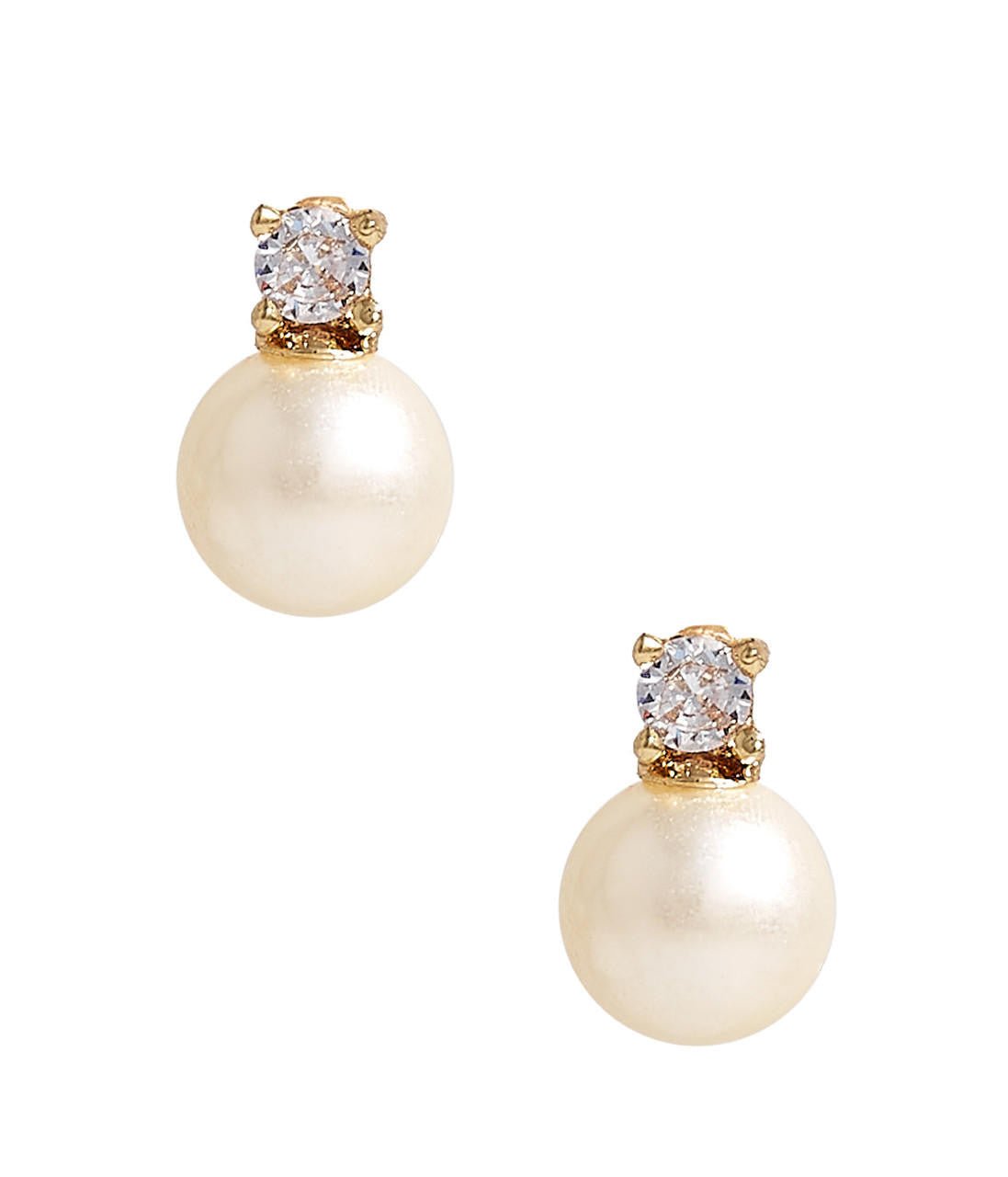 Carolyn Small Rhinestone and Pearl Stud - Belle of the Ball - Lisi Lerch - Gaines Jewelers