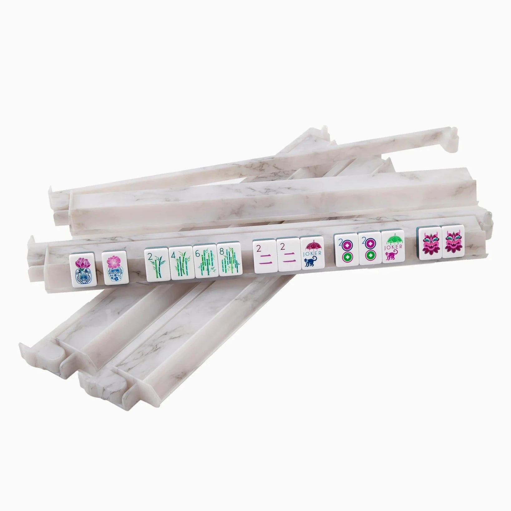 Carrara Rack & Pusher Set - Oh My Mahjong - Gaines Jewelers