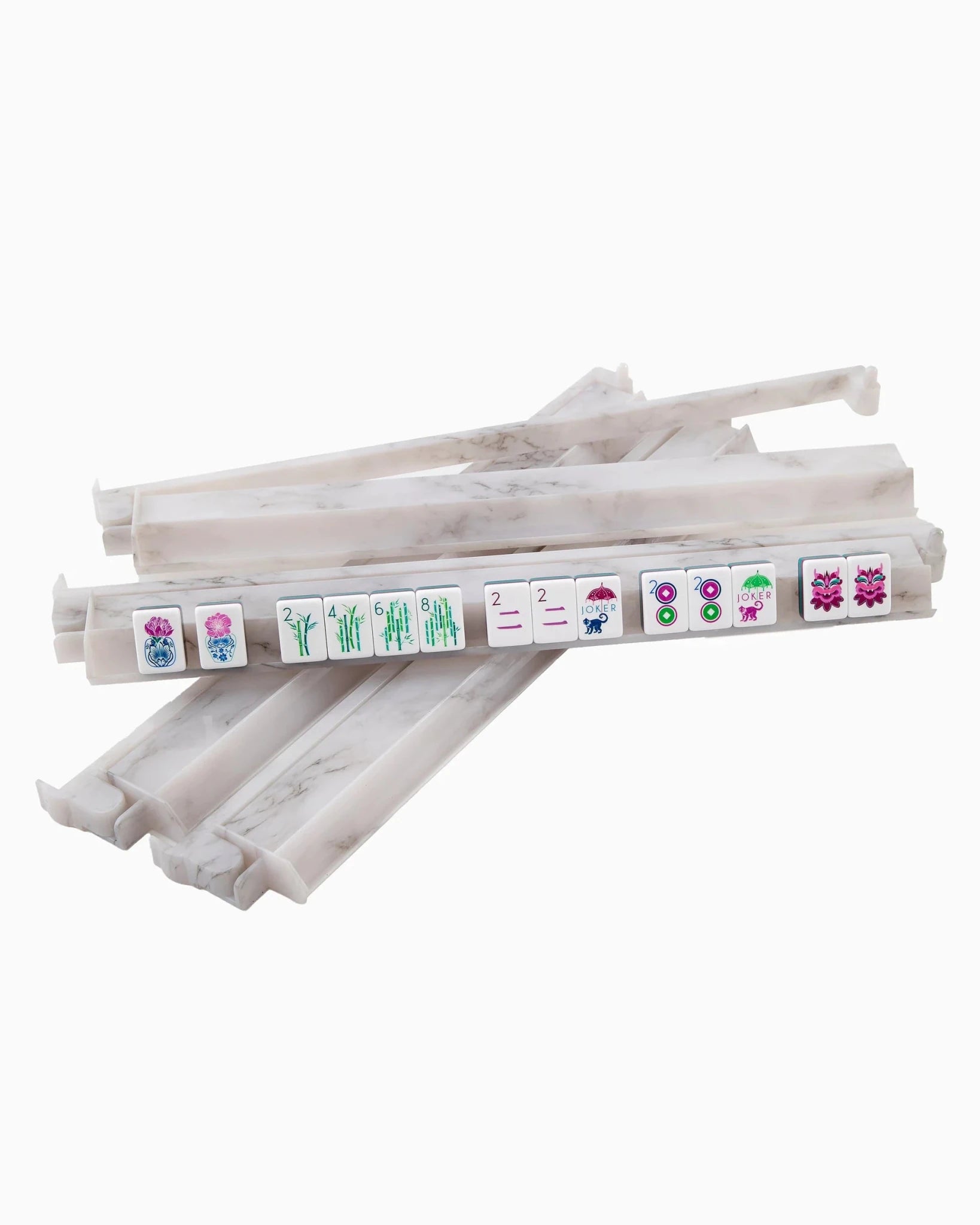 Carrara Rack & Pusher Set - Oh My Mahjong - Gaines Jewelers