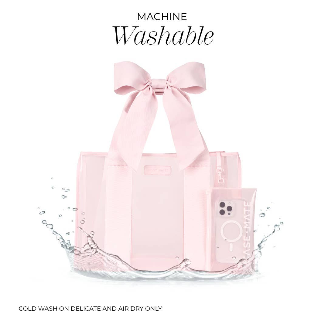 Case - Mate - Case - Mate Ballet Pink Bow Jelly Tote Bag - Gaines Jewelers