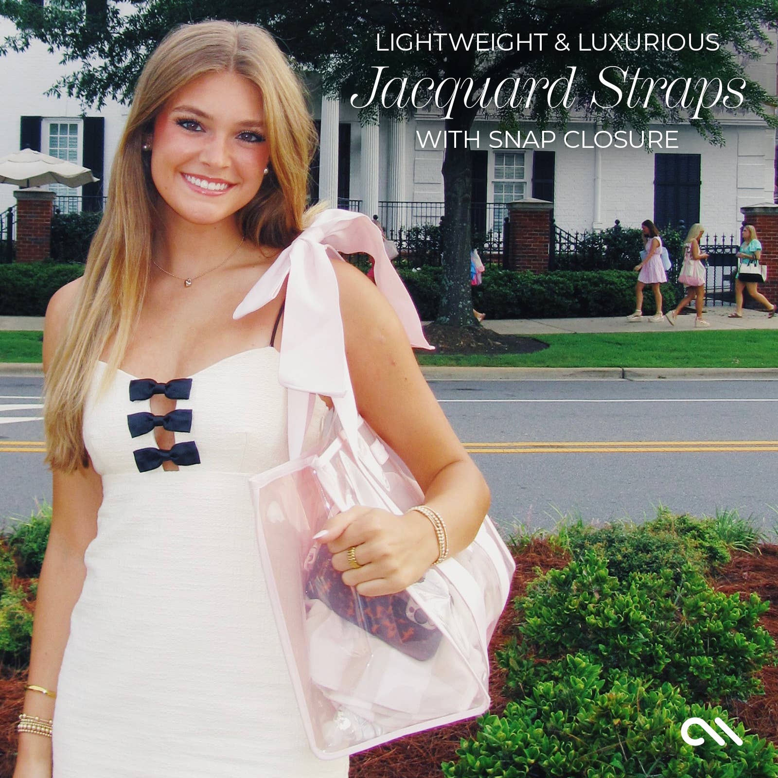 Case - Mate - Case - Mate Ballet Pink Bow Jelly Tote Bag - Gaines Jewelers