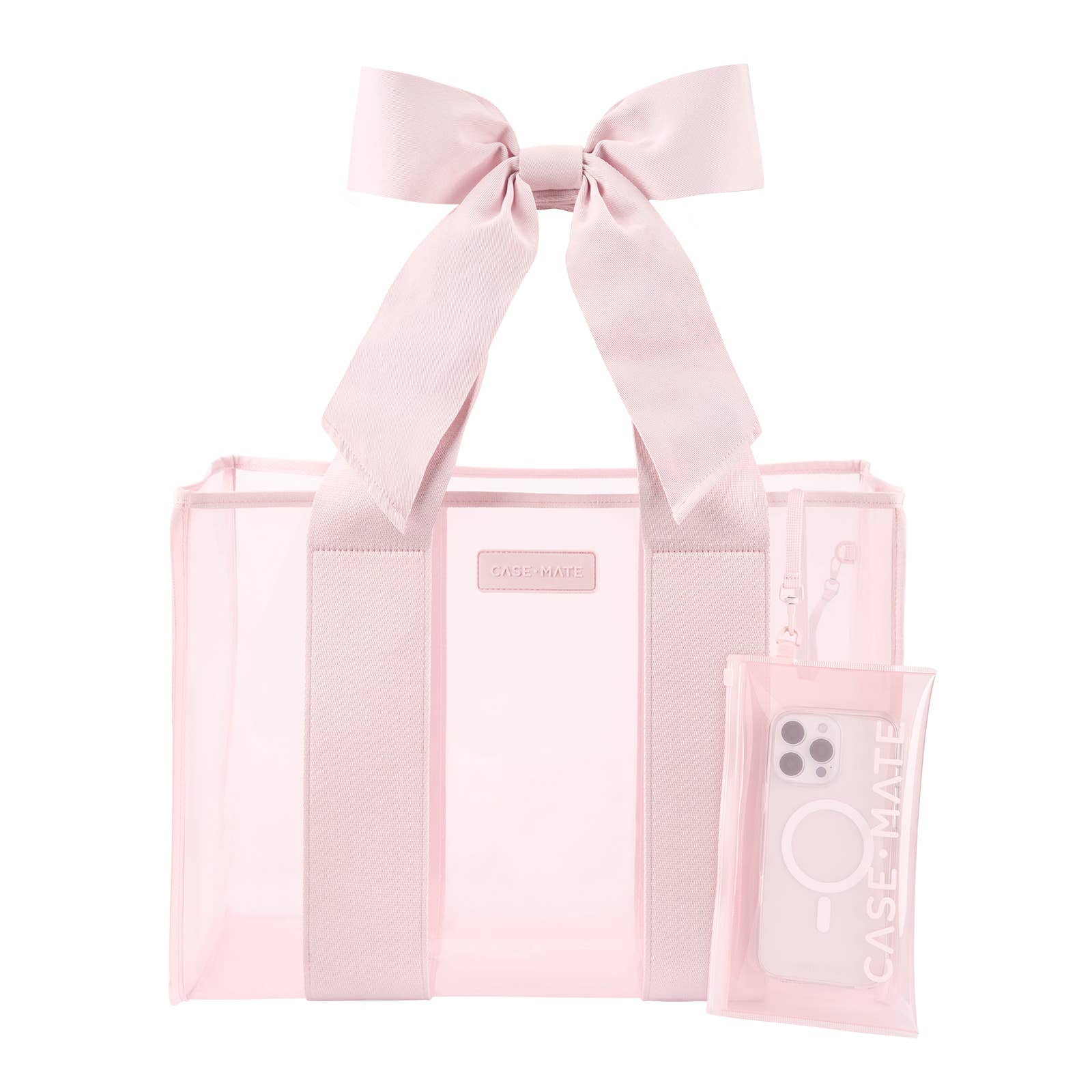 Case - Mate - Case - Mate Ballet Pink Bow Jelly Tote Bag - Gaines Jewelers