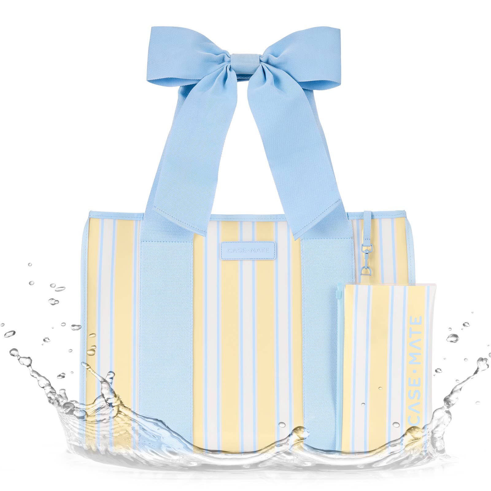 Case - Mate - Case - Mate Cabana Stripe Bow Jelly Tote Bag - Gaines Jewelers