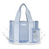 Case - Mate - Case - Mate Carolina Blue Crochet Wave Jelly Tote Bag - Gaines Jewelers