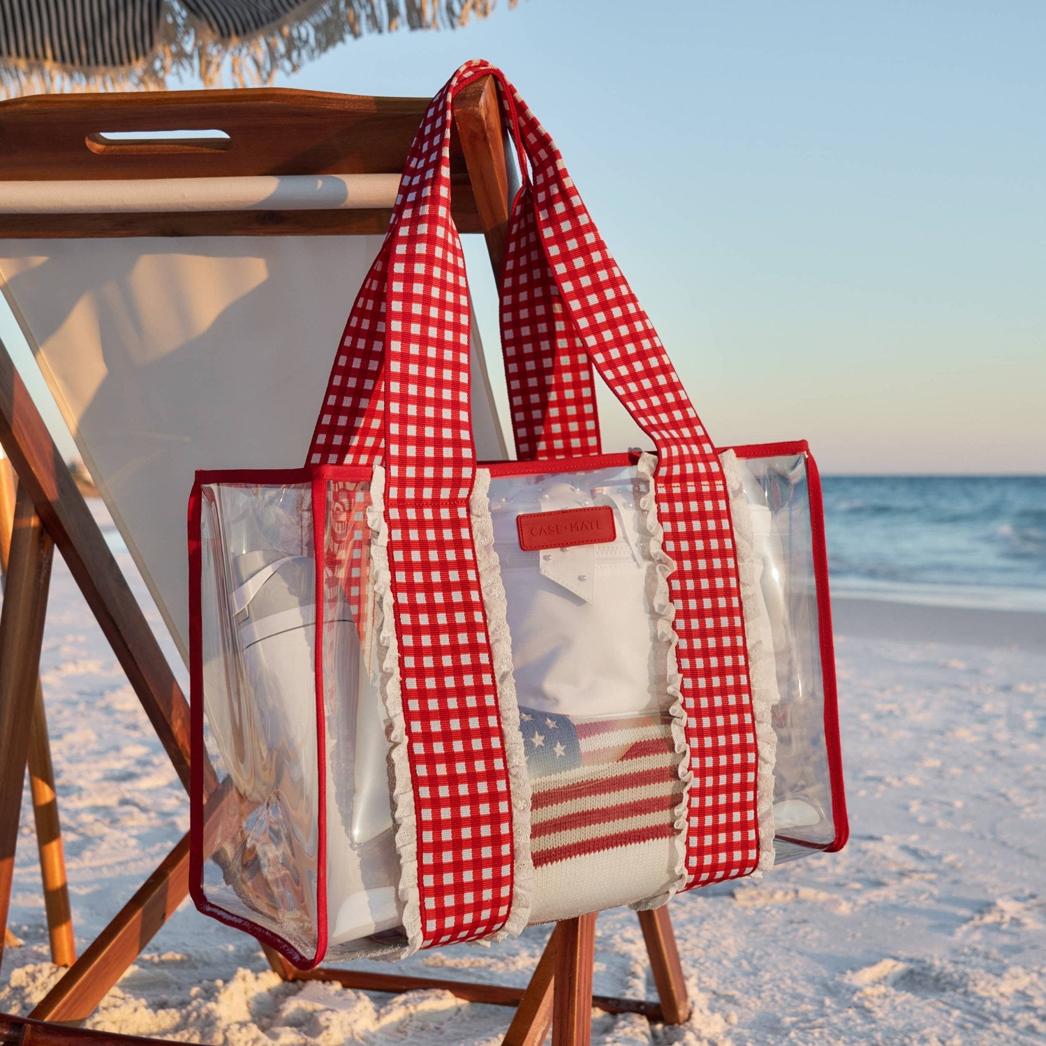 Case - Mate - Case - Mate Cherry Gingham Jelly Tote Bag - Gaines Jewelers