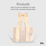 Case - Mate - Case - Mate Ecru Raffia Bow Jelly Tote Bag - Gaines Jewelers