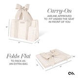 Case - Mate - Case - Mate Latte Gingham Bow Jelly Tote Bag - Gaines Jewelers