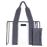 Case - Mate - Case - Mate Navy Gingham Jelly Tote Bag - Gaines Jewelers