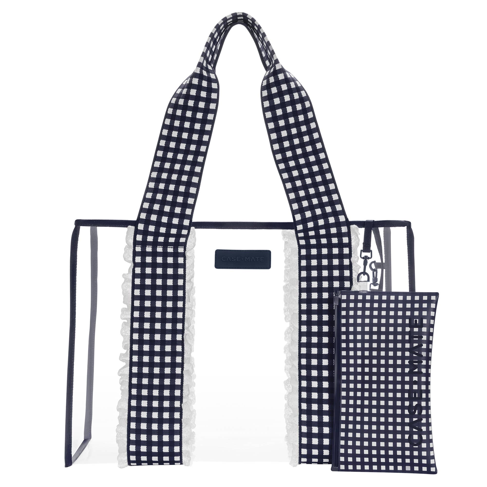 Case - Mate - Case - Mate Navy Gingham Jelly Tote Bag - Gaines Jewelers